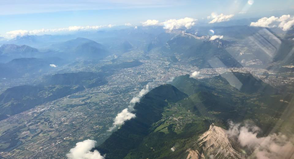 Grenoble by plane